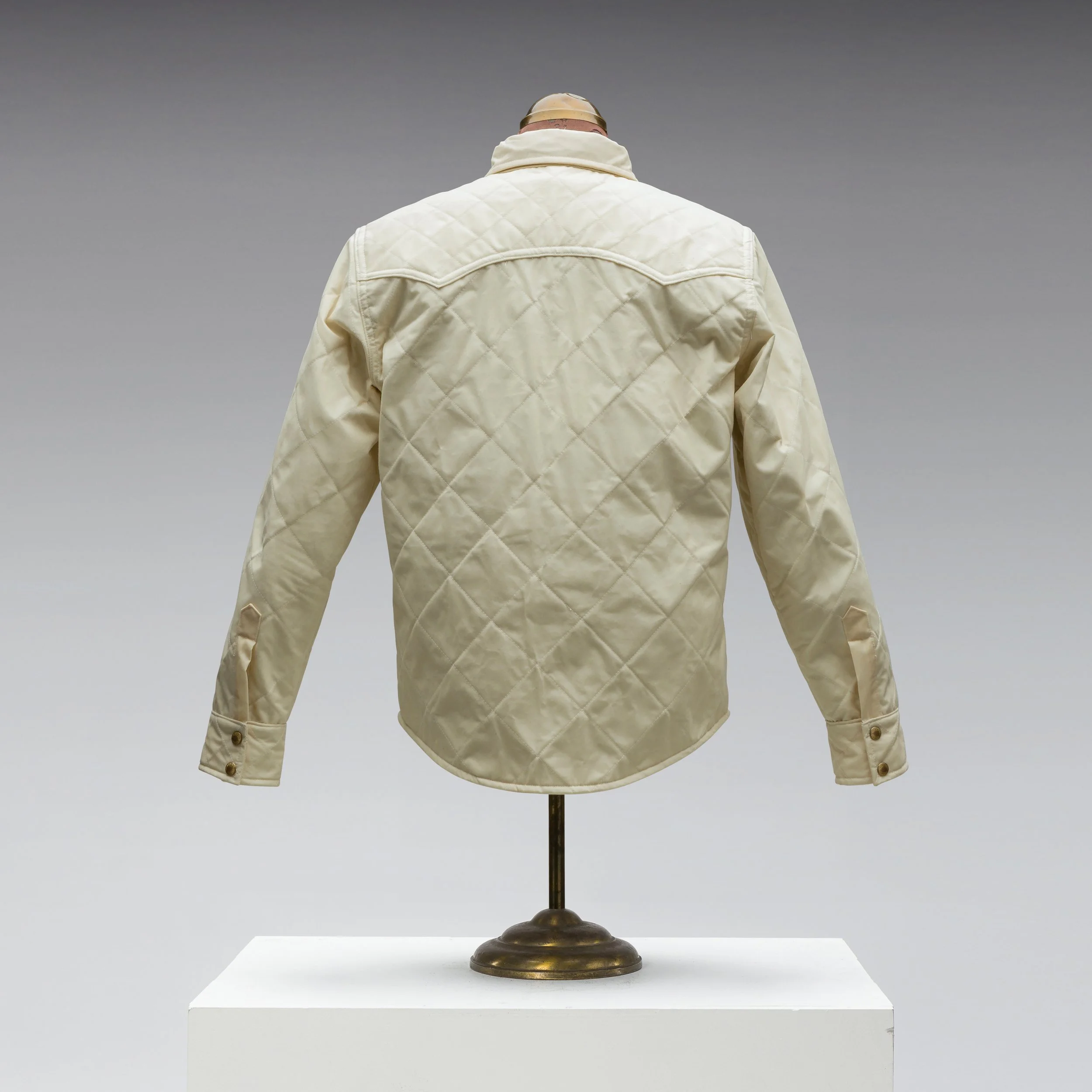 IVORY Wax Canvas Quilted by Hand - Ultimate Jacket! — Black